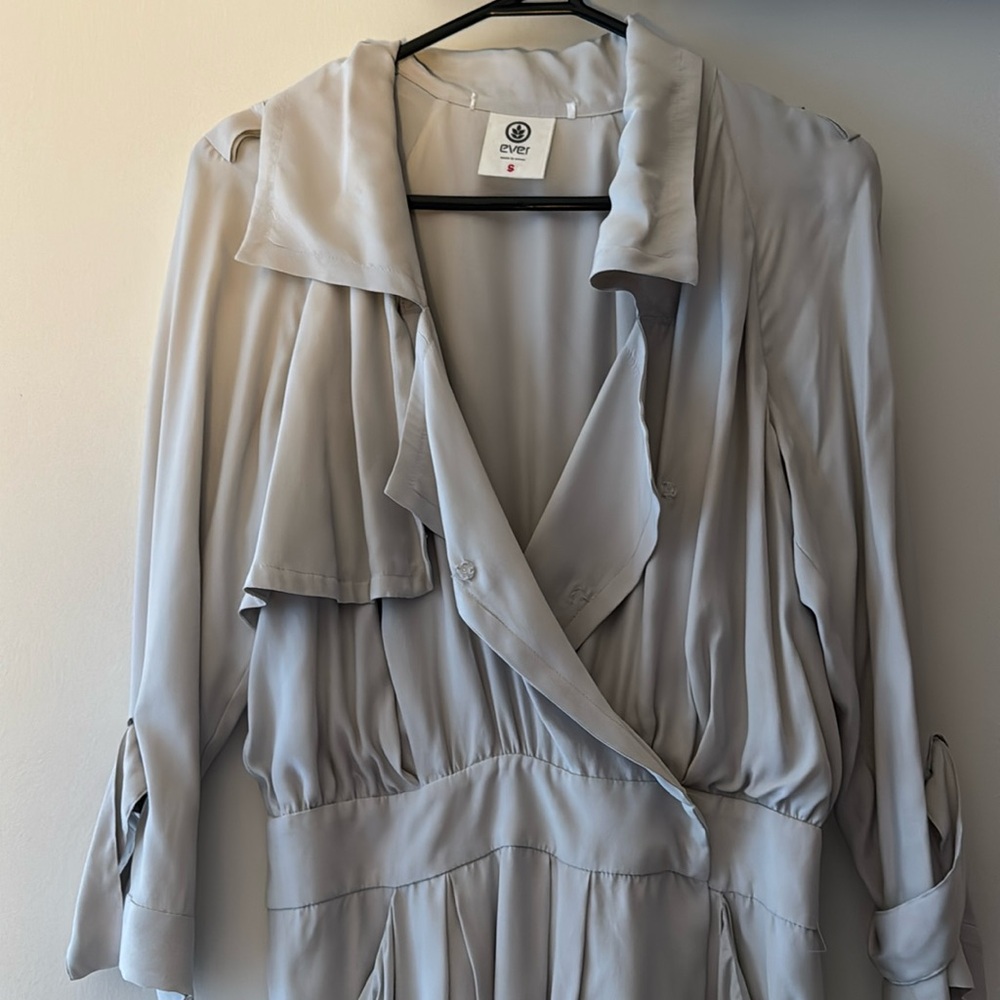 EVER silk wrap dress 100% silk. Sz. S